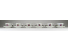 Régi Eton Herendi porcelán kávéskészlet