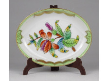 Viktória mintás Herendi porcelán hamutál tálka