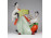 Kétalakos táncoló orosz porcelán figura
