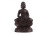 Nagyméretű faragott egzotikus fa Buddha szobor 26.5 cm