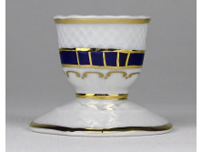 Hollóházi Pompadour porcelán gyertyatartó