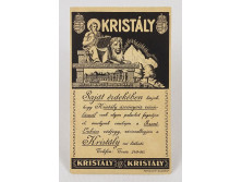 Szent Lukács Kristály ásványvíz számolócédula