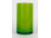 Régi zöld fújt skandináv üveg váza 15 cm