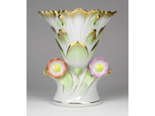 Viktória mintás Herendi porcelán váza ibolyaváza 12.5 cm