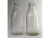 Régi TEJÉRT feliratos tejes üveg palack pár 21 cm 1958