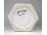 Michel Habel : Hatszögletű poszthabán kerámia fűszertartó edény 26.5 cm