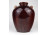 Hibátlan barna mázas kerámia váza 20.5 cm