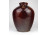 Hibátlan barna mázas kerámia váza 20.5 cm