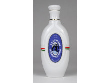 Ritka kisméretű Hollóházi porcelán Szatmári szilva pálinkás butella 13.5 cm