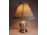 Iparművészeti KSZ kézzel festett kerámia lámpa 39 cm