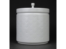 Wallendorf porcelán tégely 13 cm