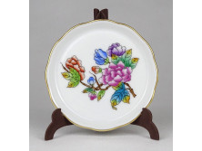 Régi virág mintás Herendi porcelán tálka 7.8 cm