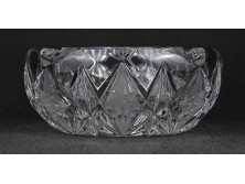 Csiszolt kristály hamutál 15 cm 1.265 kg