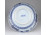 Jelzett kék-fehér kínai porcelán kézzel festett szőlő díszítéssel 7 x 15 cm