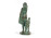 Radó Károly bronz kisplasztika : Női akt kutyával 18 cm