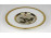 Jelzett 24K aranyozott kála díszes japán porcelán tányér dísztányér 15.3 cm