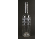 Antik monarchia korabeli KRIEGNER GYULA üveg palack 26 cm