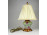 Antik jelzett Fischer Ignác majolika lámpa 40 cm