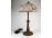 Tiffany burás bronz asztali lámpa 65 cm