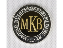 Lebó Ferenc : Magyar Külkereskedelmi Bank 1992 ezüst érem