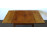 Régi kinyitható neobarokk gyökér furnér berakásos étkező asztal 80 x 80 cm/80 x 144 cm