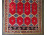 Hatalmas piros kék kézi szövésű 10m2-es torockói szőnyeg 245 x 420 cm