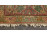 Antik barna jade zöld kaukázusi kisméretű szőnyeg 88 x 145 cm