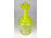 Antik fújt sárga üveg váza 18.5 cm