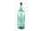 Régi pikkelyes zöld csatos üveg palack 34.5 cm