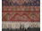 Kisméretű barna kék  keleti mintás kaukázusi kézi csomózású szőnyeg 77 x 140 cm