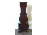 Antik faragott faunfejes szobortartó posztamens 126 cm