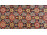Régi virágdíszes kézi csomózású keleti szőnyeg perzsaszőnyeg hatalmas rojtokkal  123 x 200