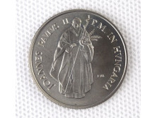 Fritz Mihály : II. János Pál pápa látogatása 100 Forint emlékérme 1991
