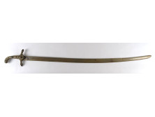 Nagyméretű díszes réz veretes kard díszkard 97 cm