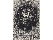 XX. századi festő : Jézus Krisztus portré