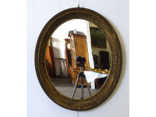 Antik ovális tükör falitükör 72.5 x 61.5 cm