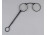 Antik jelzett ezüst lornyon szemüveg