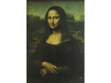Leonardo da Vinci : Mona Lisa színes nyomat 77 x 57.5 cm