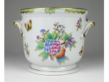 Viktória mintás VBO Herendi porcelán kaspó