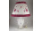Lila Apponyi mintás nagyméretű Herendi porcelán lámpa asztali lámpa 73 cm