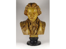 XX. századi művész : Beethoven nagyméretű gipsz büszt 67 cm