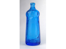 Antik Grünblatt - Ruttka gyűjtői kék szódásüveg 23.5 cm