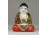 Régi jelzett japán Satsuma porcelán figura 6.5 cm