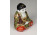 Régi jelzett japán Satsuma porcelán figura 6.5 cm