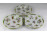 Régi Viktória mintás Herendi porcelán süteményes tányér 3 darab