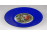 Régi kék Vicroria porcelán tányér Ámor díszítéssel 16.3 cm