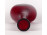 Arthur Percy Gullaskruf rubin színű skandináv üveg váza 24.5 cm