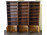 Nagyméretű koloniál polcos szekrény könyvszekrény 260 x 273 cm cca 1500 darab könyvnek!