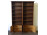 Antik nagyméretű koloniál polcos szekrény könyvszekrény 255 x 182 cm cca 1000 darab könyv!