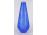 Gyönyörű kék színű Karcagi fátyolüveg váza 24.5 cm